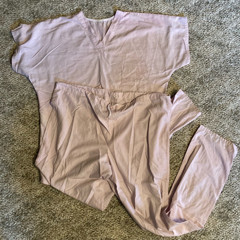 Light Pink Scrubs Set